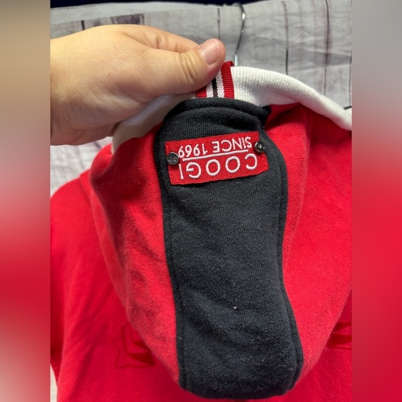 Vintage Coogi Zip Up Hooded Men’s Vest - Picture 9 of 12